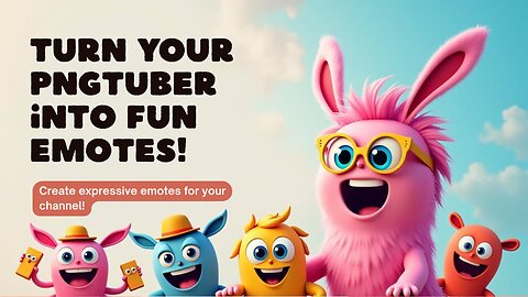 CREATE Your Dream PNGtuber Character with CUSTOM Emotes!