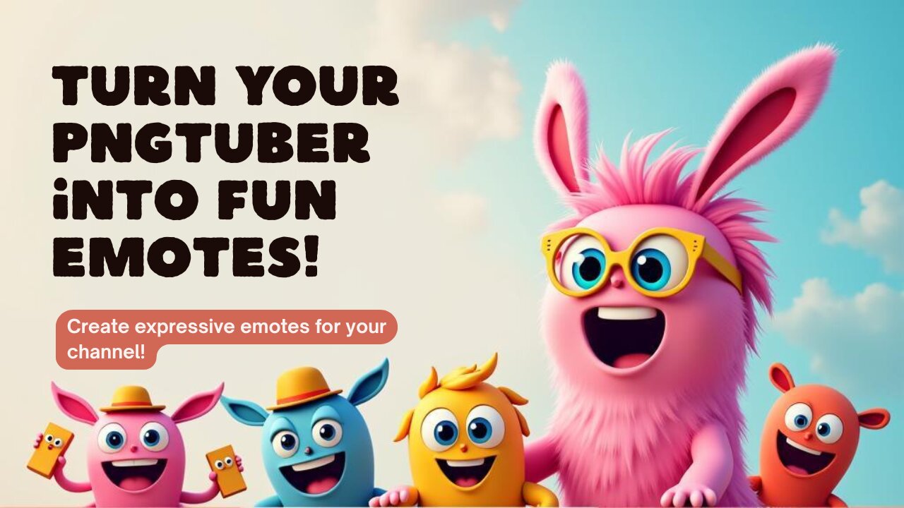CREATE Your Dream PNGtuber Character with CUSTOM Emotes!