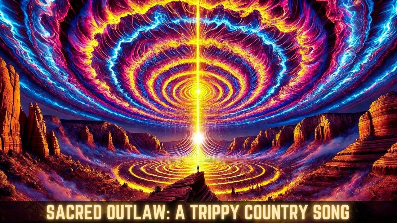 Sacred Outlaw | Trippy Cosmic Country Song for the Mystical Wanderer
