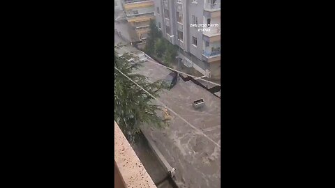 Floods in Ankara, the capital of Turkey