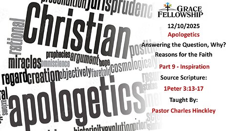 Answering the Question "Why" - Pt 9 - Inspiration - 12.10.25