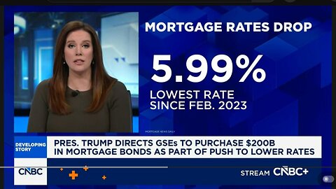 🇺🇸🦅 Mortgage Rates Drop to a low as Trump orders purchase $200B in mortgage bonds
