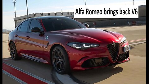 Alfa Romeo brings back V6 engine