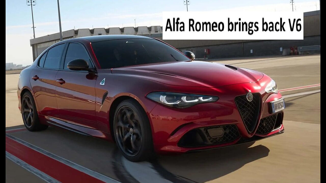Alfa Romeo brings back V6 engine
