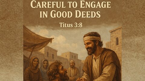 Careful to Engage in Good Deeds