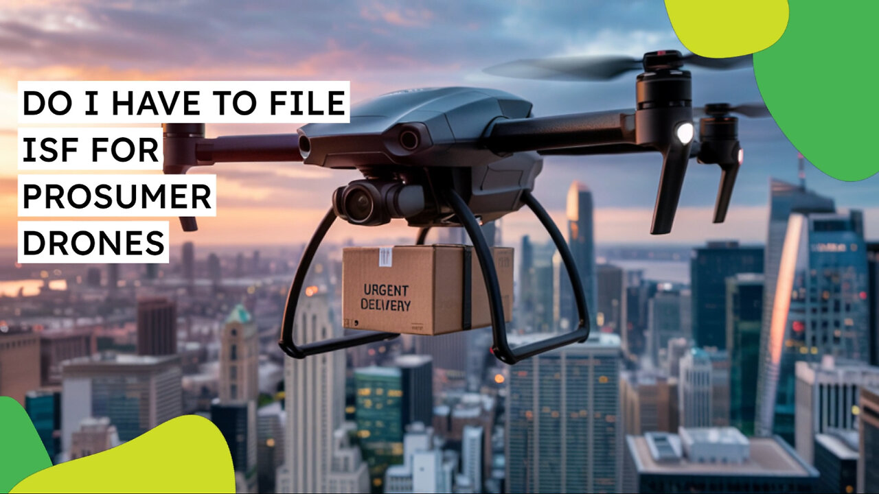Do I Have To File ISF For Prosumer Drones