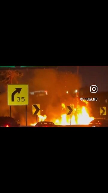 #LOSANGELES #CALIFORNIA #RIOTS When Illegals are lighting massive fires in cities they demonstrate