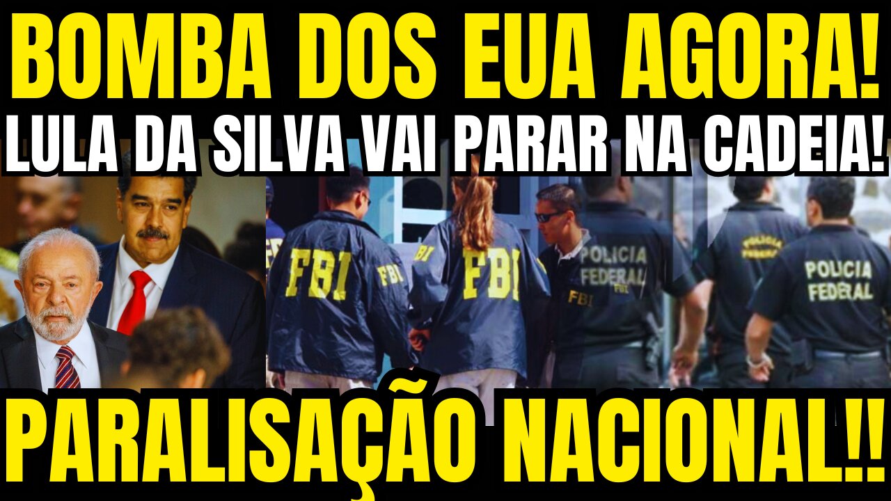 PARALISAÇÃO NACIONAL!! FBI E CIA CHEGAM AO BRASIL!! BOMBA EXPLODE NO PLANALTO!!
