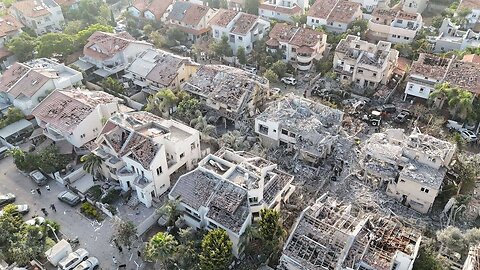 The area of ​​the fall in Rishon LeZion. Very extensive damage over a wide radius.