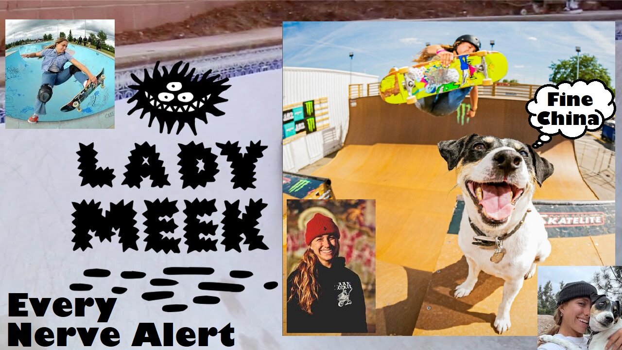 Every Nerve Alert- Fine China (featuring Lady Meek skate showcase +plus doggy)