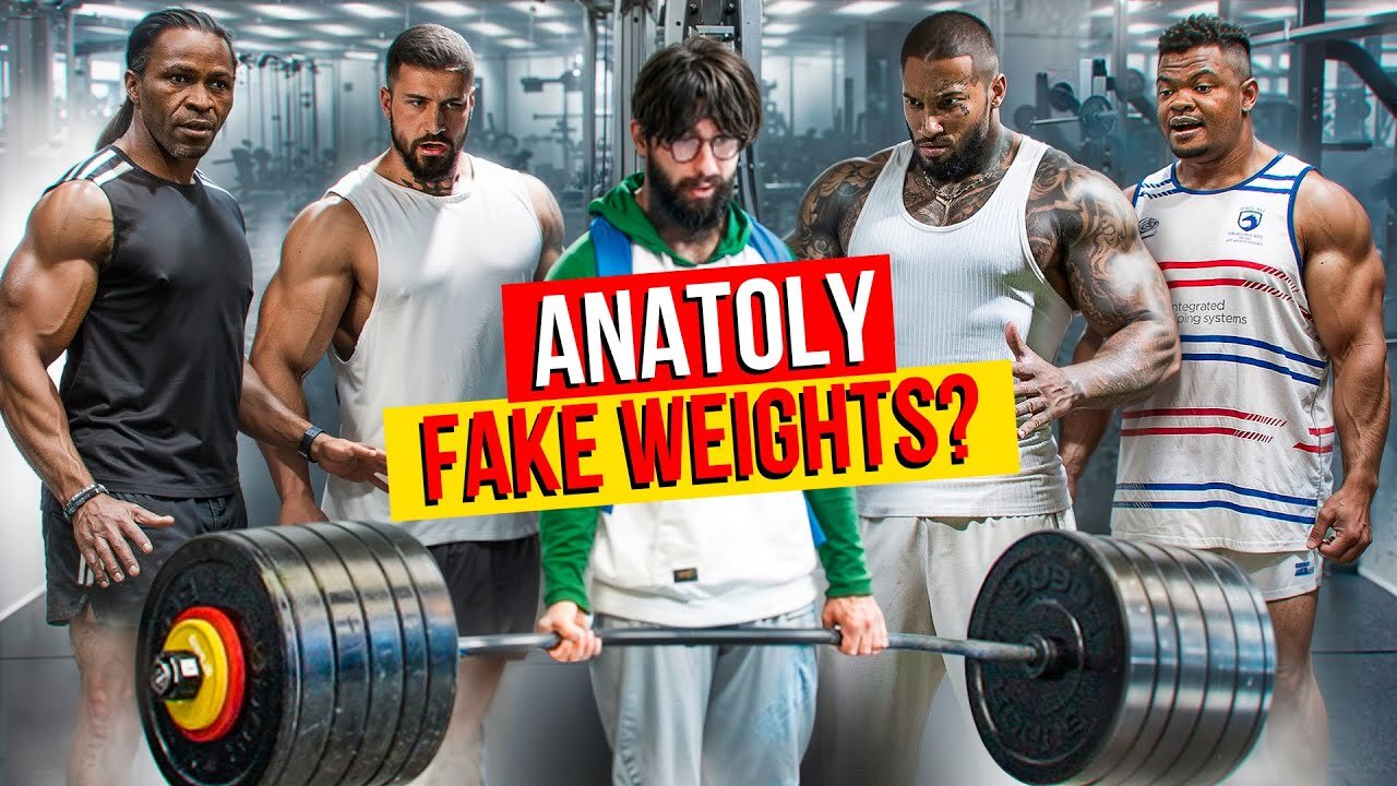 Anatoly Use FAKE WEIGHTS in gym PRANK... ｜ ANATOLY pretended to be a Beginner #10