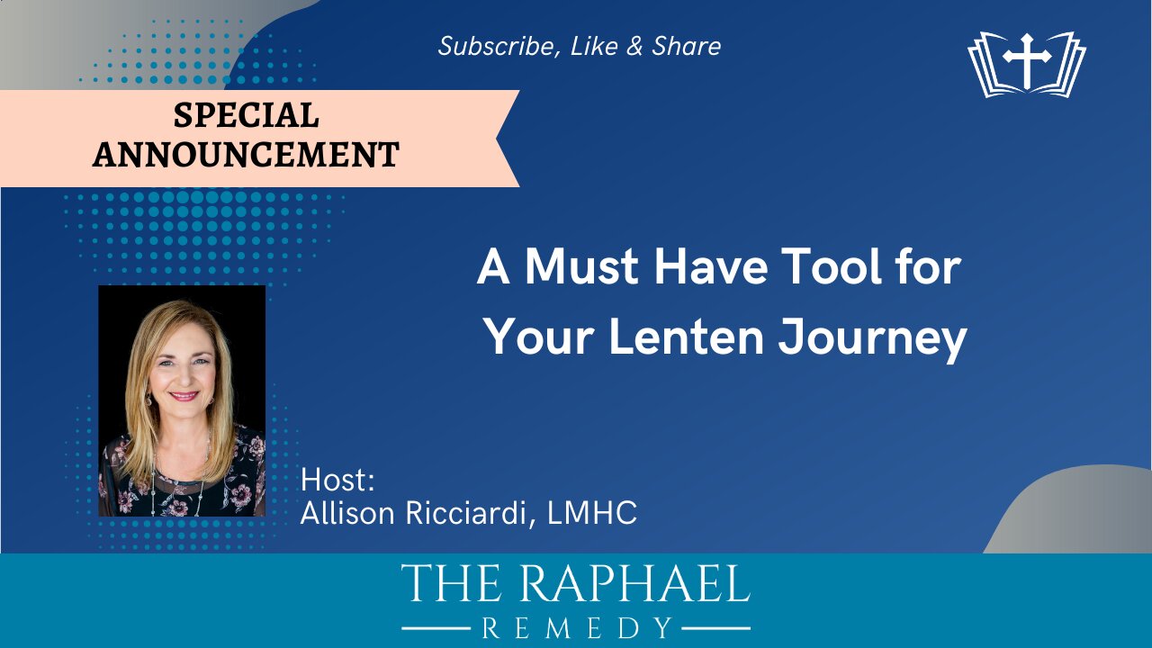 ANNOUNCEMENT: A Must Have Tool for Your Lenten Journey