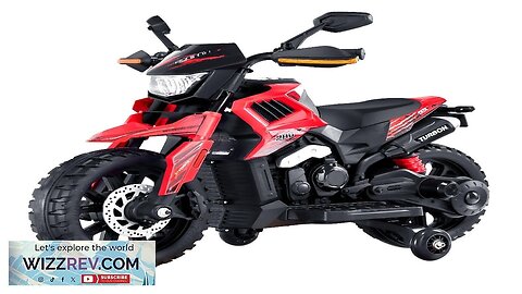 Kids Ride on Motorcycle 6V Electric Motorbike with LED for Kids Aged Review