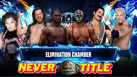 WWE 2k24 EliminationChamber Rude vs Crazy vs Mority vs Kennedy vs Wagner vs Grimes NeverTitle