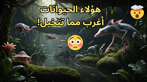 هل رأيت أغرب الحيوانات في العالم؟ 😲 اكتشف الآن!