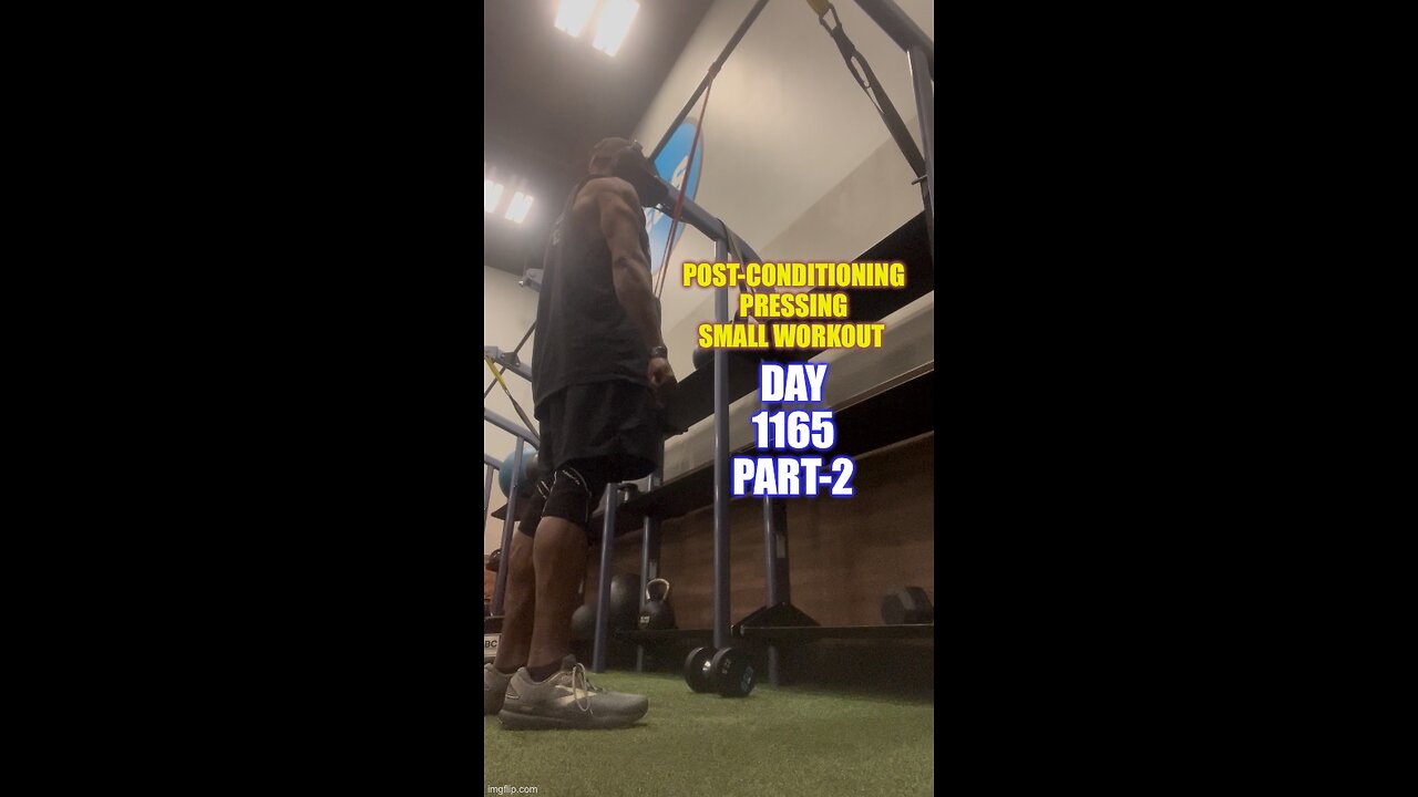 Post-Conditioning Pressing Small Workout (Day 1165 Part-2)