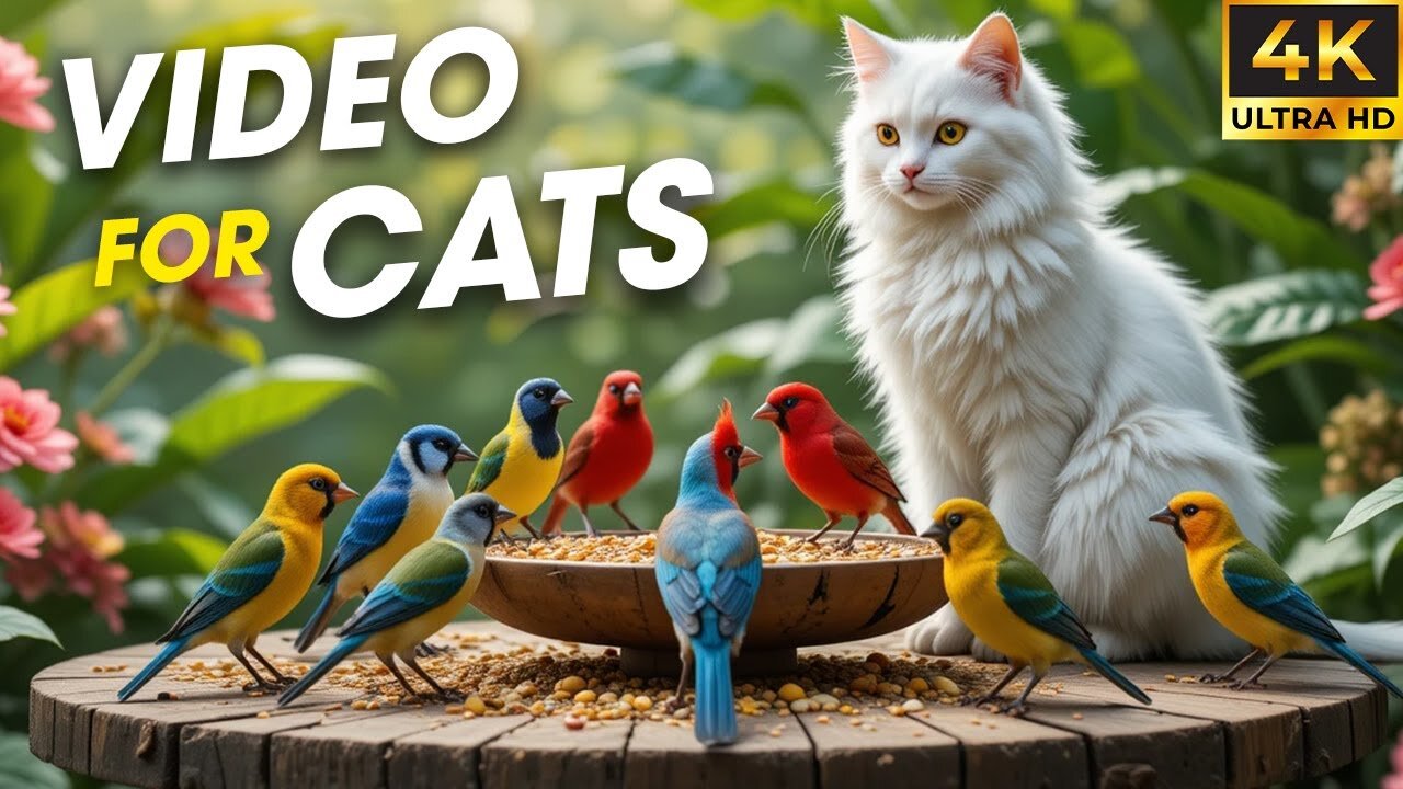 Calming Nature Video for Cats to Watch – Birds, Squirrels & More - CatTV Central