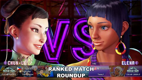 Kuya Kalbo SF6 Ranked Match Roundup. Chun Li Master Rank [Hori Fight Stick]
