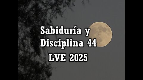 Sabiduría y Disciplina 44