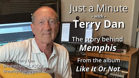 Just a Minute With Terry Dan | Memphis