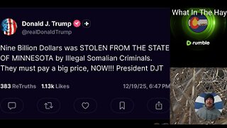 $9 BILLION FRAUD, TIM WALZ & ILHAN OMAR & more from MINNESOTA