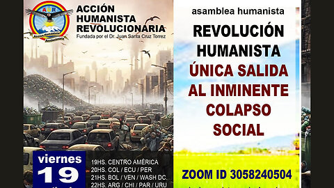 19-09-2025 REVOLUCIÓN HUMANISTA, ÚNICA SALIDA AL INMINENTE COLAPSO MUNDIAL