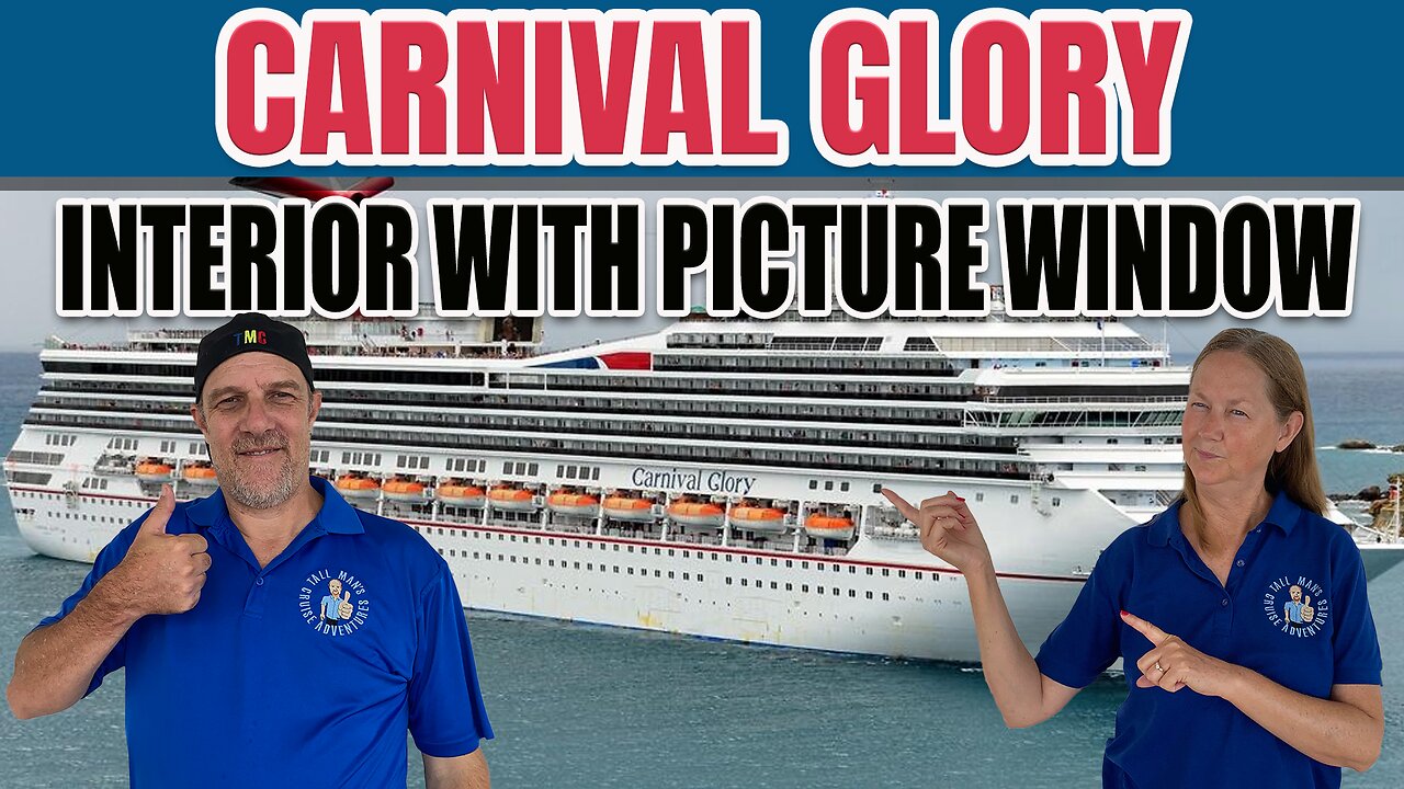 Carnival Glory Interior with Picture Window Cabin 6202 | Tall Man's Cruise Adventures
