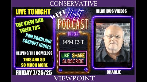 TONIGHT AT 9PM ON THE CONSERVATIVE VIEWPOINT: THE VIEW AND THEIR TDS! THIS & SO MUCH MORE