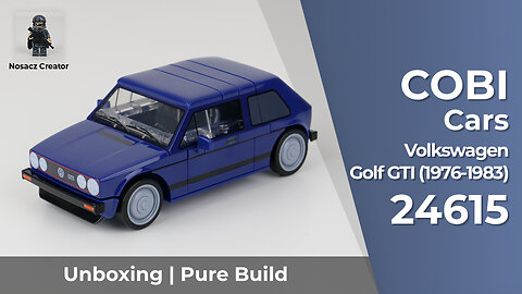 COBI Cars | 24615 --- Volkswagen Golf GTI (1976-1983) --- unboxing and pure build