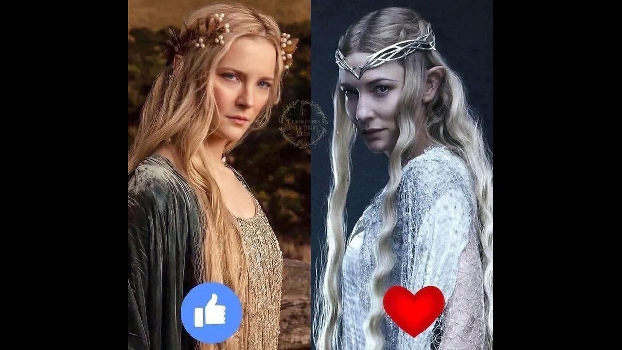 Comparison of Galadriel Portrayals. Who is the best? #lordoftherings #thehobbit #RingsOfPower