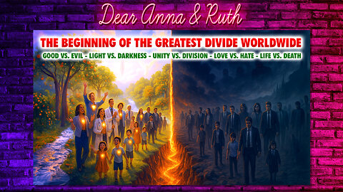Dear Anna & Ruth: The Beginning of the GREATEST DIVIDE Worldwide