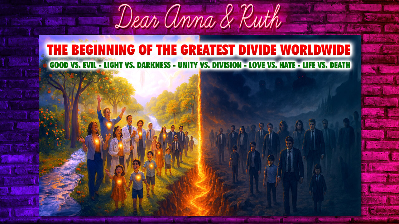 Dear Anna & Ruth: The Beginning of the GREATEST DIVIDE Worldwide