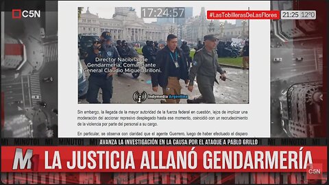 La justicia allanó el edificio Centinela de Gendarmería Nacional por la causa de Pablo Grillo