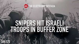 Snipers hit Israeli troops in buffer zone, with Jon Elmer