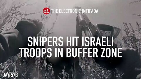 Snipers hit Israeli troops in buffer zone, with Jon Elmer
