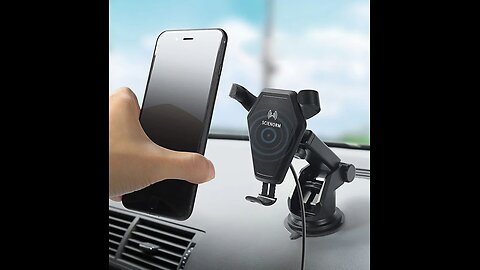 Adjustable Car Mount With Wireless Charging