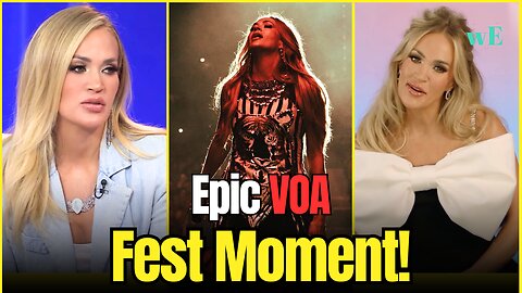 Carrie Underwood Shines at VOA Country Music Fest with Powerful Performance