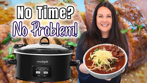 3 Fast & Easy Crock Pot Dinners That Save Busy Nights!