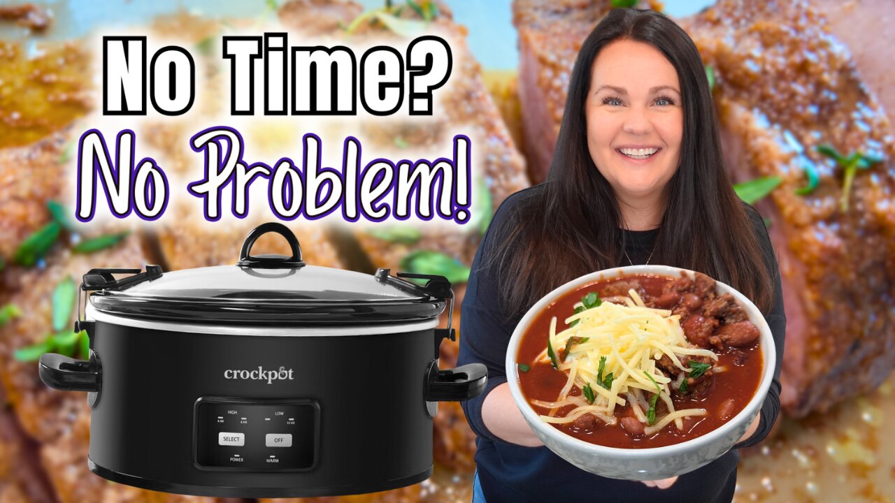 3 Fast & Easy Crock Pot Dinners That Save Busy Nights!
