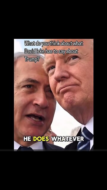 David Icke – “Israel will have an Absolute Enormous Amount on Trump”