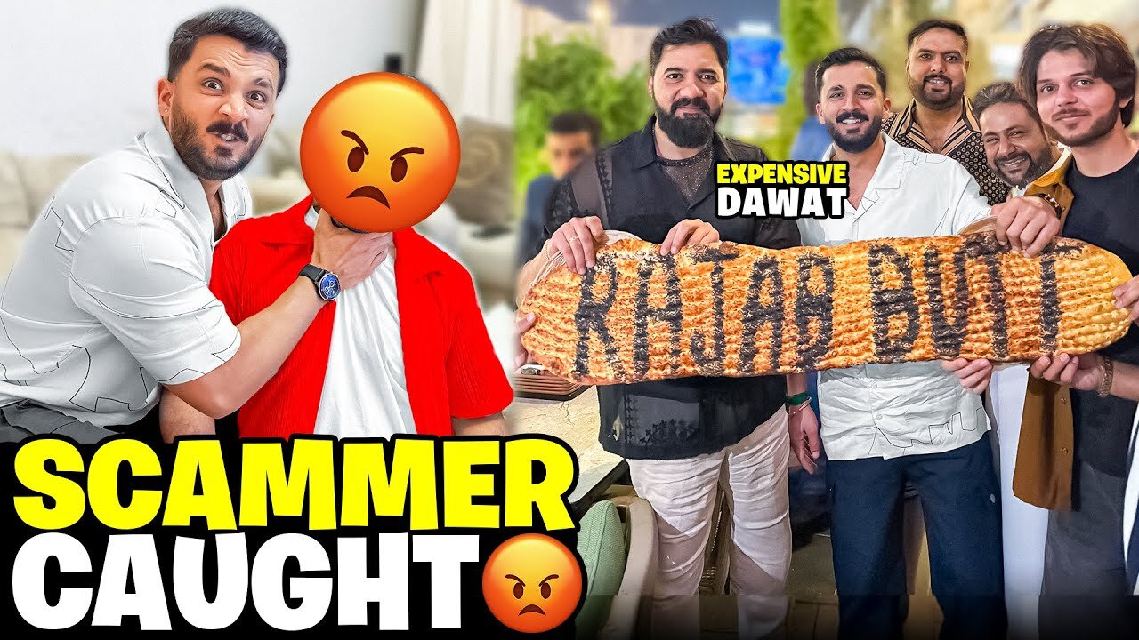 50 lac scammer got Caught in dubai?😡Expensive Dawat😋