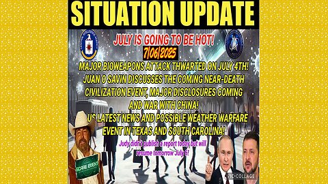 SG Anon. Juan O Savin ~ Situation Update 7/6/25 ~ Restored Republic > Judy Byington- Q+ White Hats