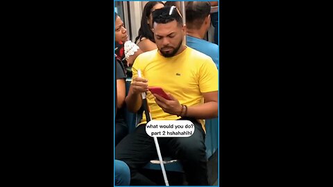 😂"Funny Metro Prank – Kind Lady Gets the Shock of Her Life!