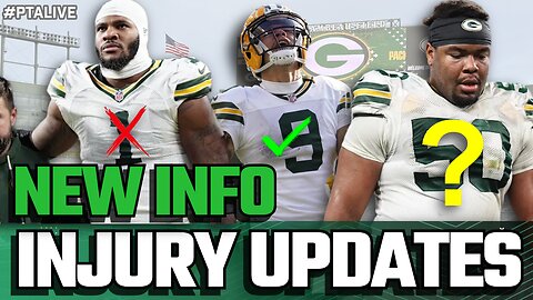 🚑 INJURY UPDATES: Packers Push Forward Toward the Playoffs!