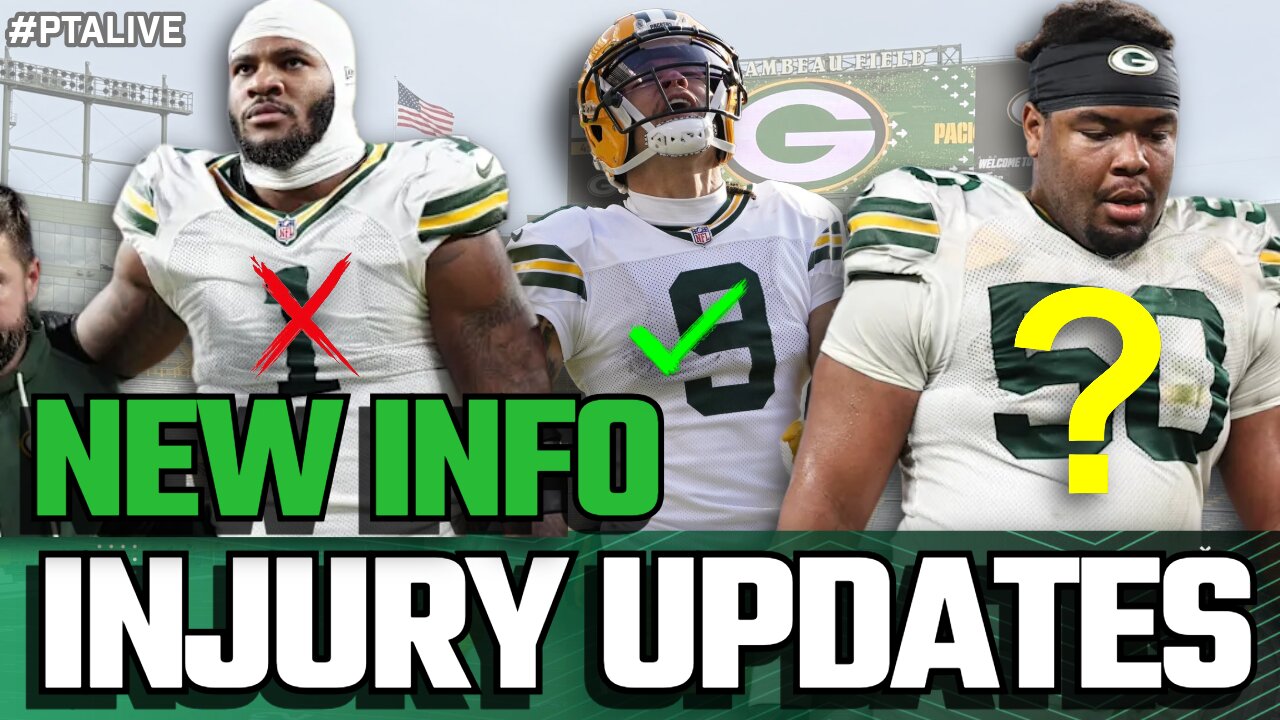 🚑 INJURY UPDATES: Packers Push Forward Toward the Playoffs!