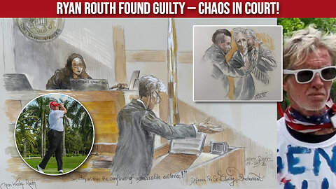 Ryan Routh Trump’s Attempted Assassination GUILTY! Tries to Stab Himself with a Pen!
