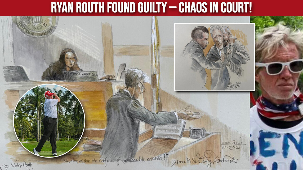 Ryan Routh Trump’s Attempted Assassination GUILTY! Tries to Stab Himself with a Pen!