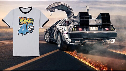 Back To The Future 40th Anniversary Unisex T-Shirt's