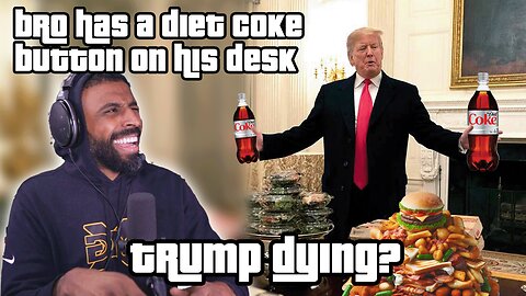 Myron reacts to Trump's possible STROKE from fast food diet