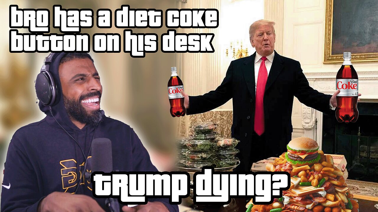 Myron reacts to Trump's possible STROKE from fast food diet